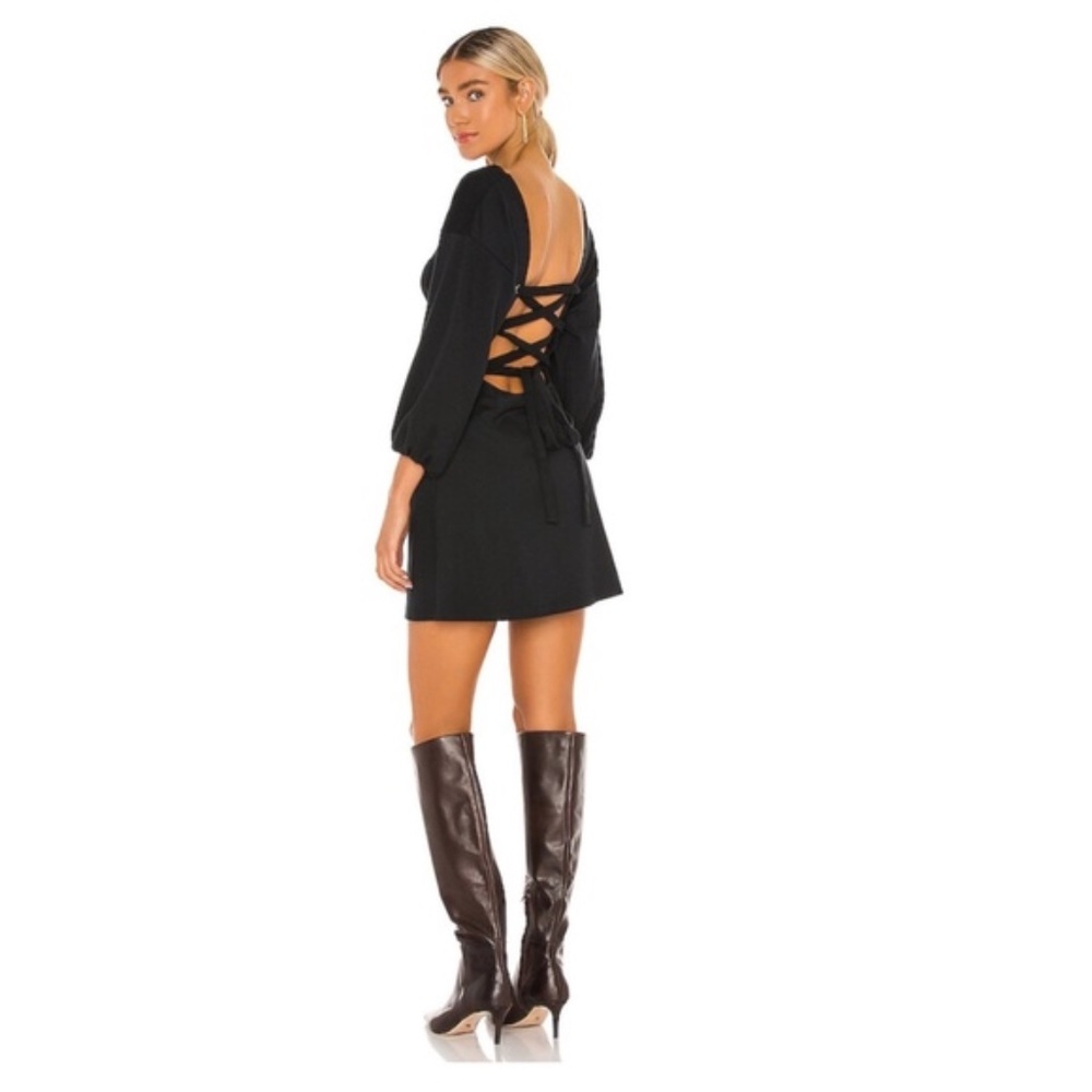 Free People Black Mini Dress